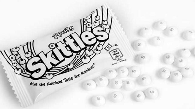 Skittles seasonal product and pack