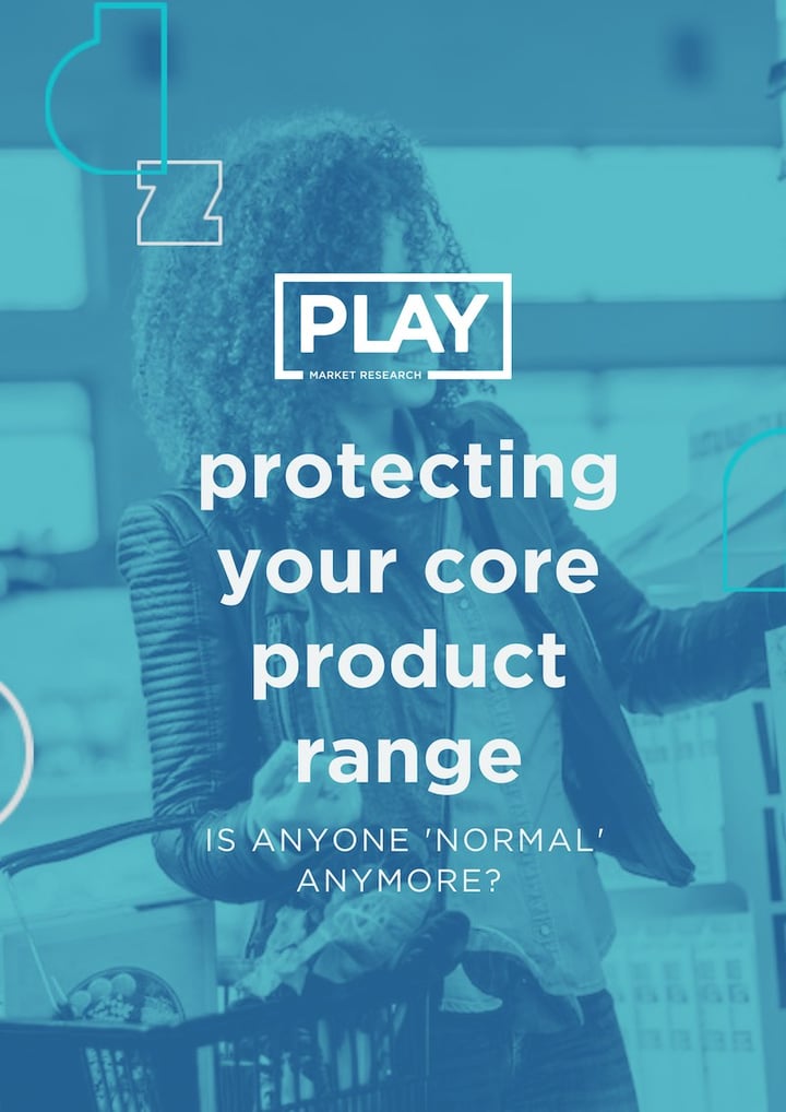 Core Range Sign protecting your core range: is anyone 'normal' anymore?