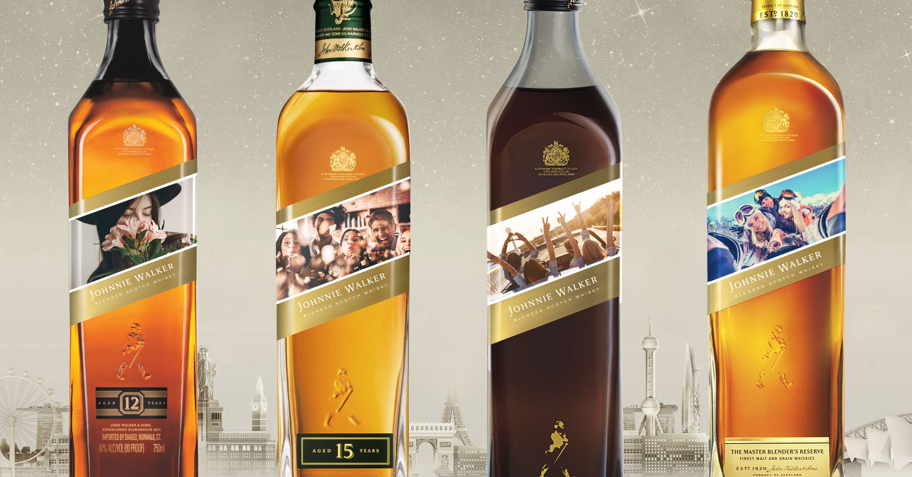 Seasonal Johnnie Walker Personalised Pack