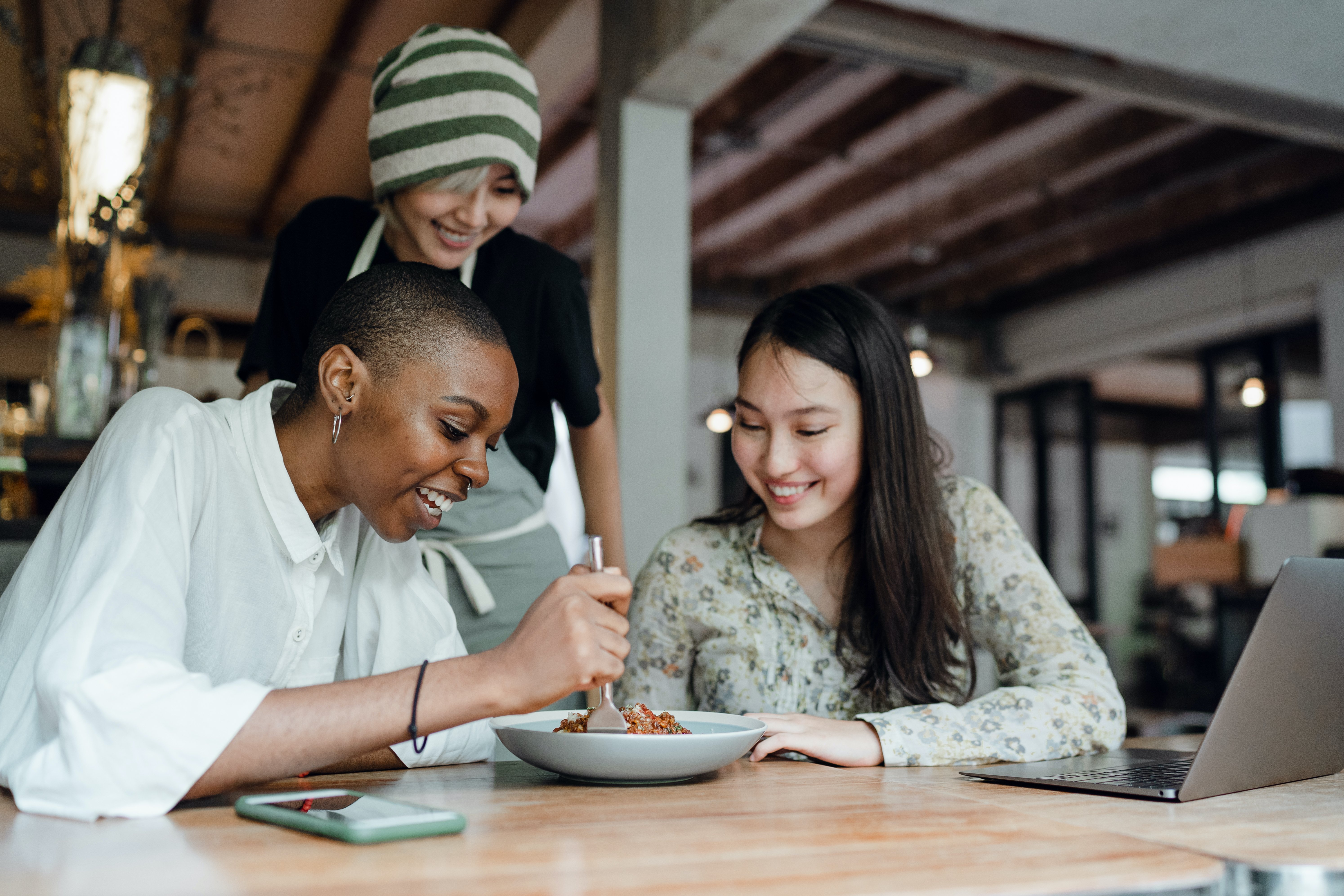 tasting different food in a rapid sensory profile